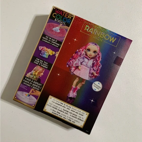 Rainbow High Watercolor & Create Doll-New - Picture 4 of 12